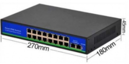 Besta 16 Port PoE Switch 10/100/1000 Gigabit