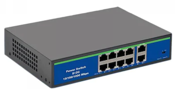 8 Port PoE Switch 10/100 Megabit