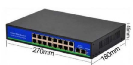 16 Port PoE Switch 10/100/1000 Gigabit
