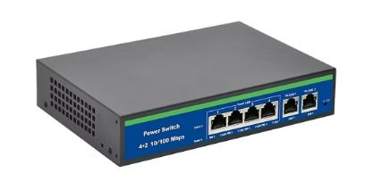 4+2 port Poe Switch 10/100